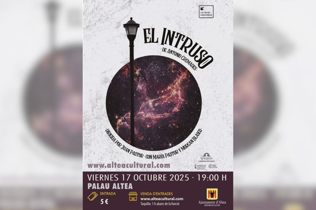 Cartel El Intruso Altea
