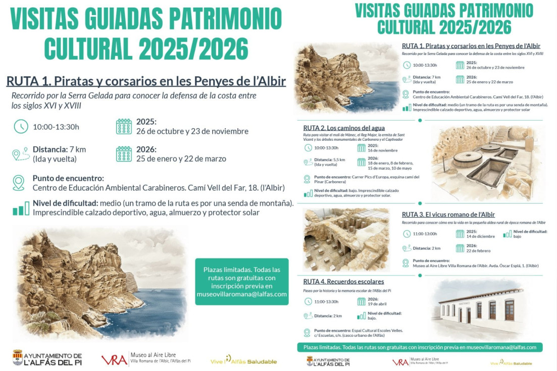 Visitas guiadas patrimonio cultural l'Alfàs