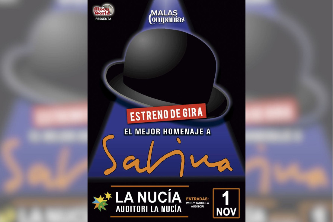 Cartel La Nucía Homenaje Sabina 2025