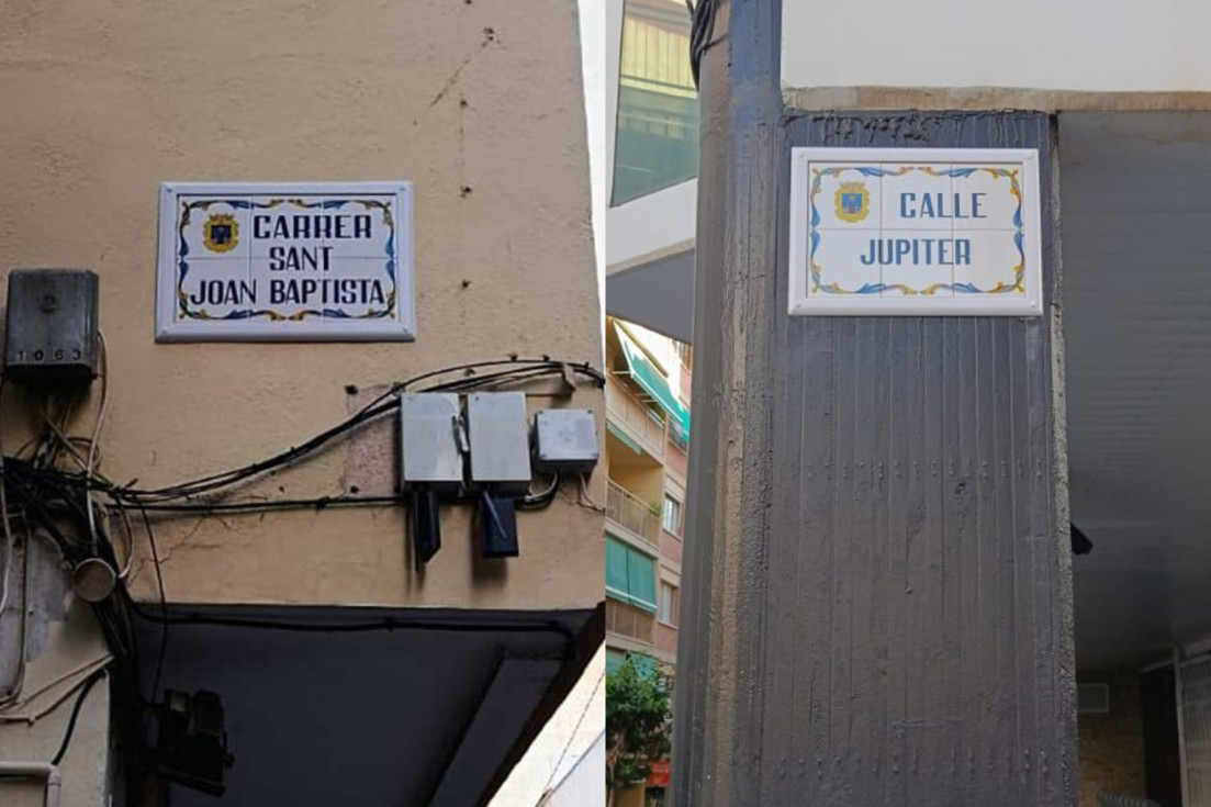 reposición placas cerámicas callejero benidorm
