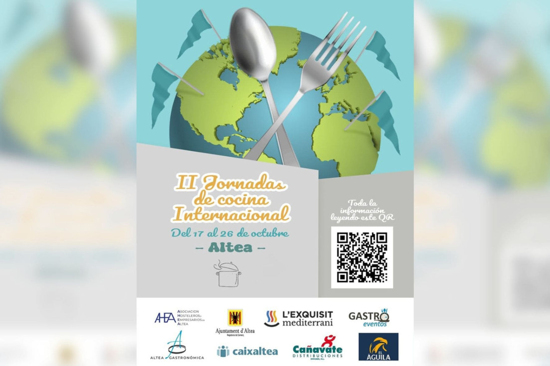 Cartel II Jornadas Cocina Internacional