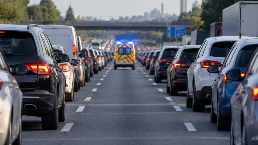 Retenciones en autopistas y autovías: el nuevo carril de emergencia que deben formar los conductores