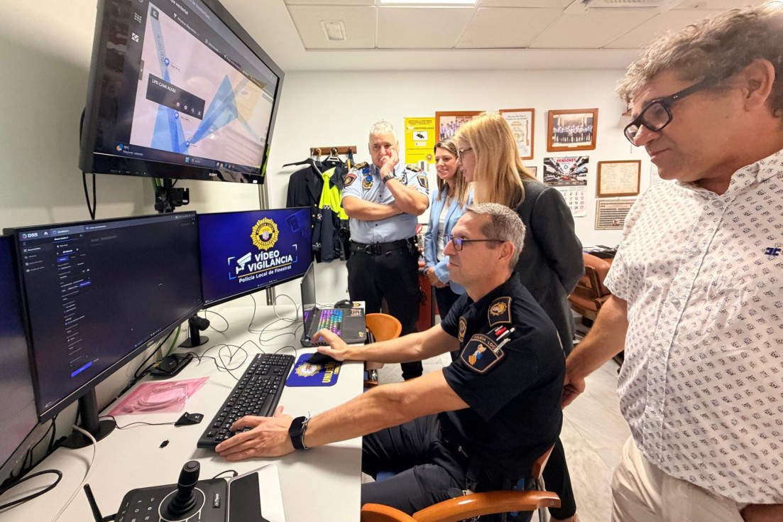 Finestrat amplía a 180 las cámaras de vigilancia e incorpora la lectura automática de matrículas
