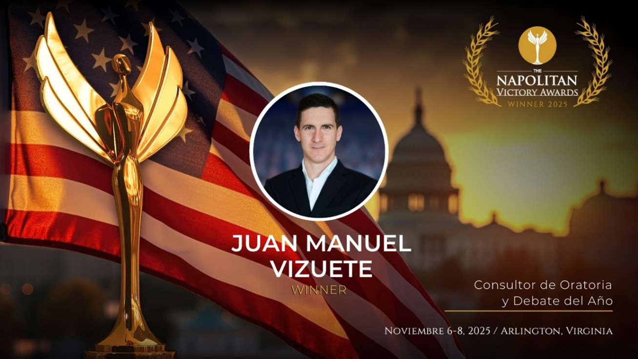 juan vizuete ganador Napolitan Victory Award 2025