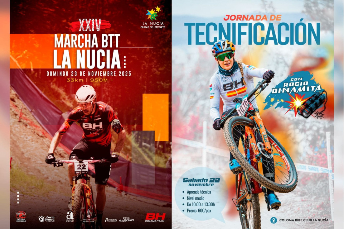 Cartel Marcha BTT La Nucía