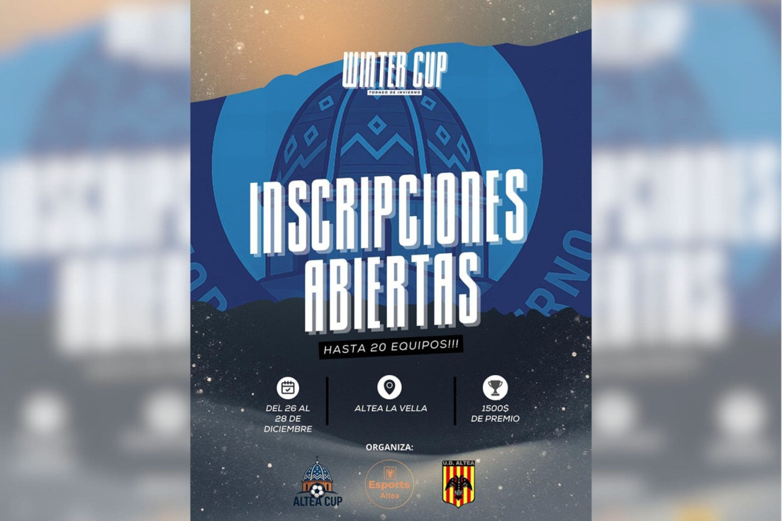 cartel Altea Winter Cup