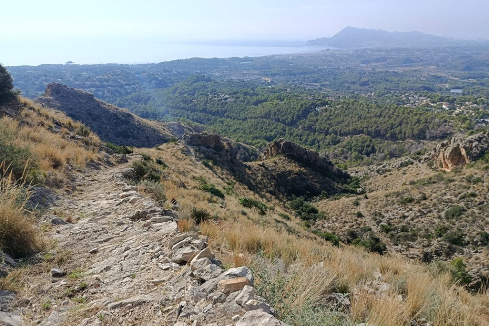 sendero homologado PR-CV7 Serra Bèrnia