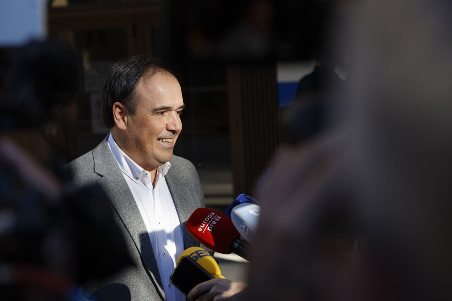 El recién investido president de la Generalitat, Juanfran Pérez Llorca. EFE/Ana Escobar