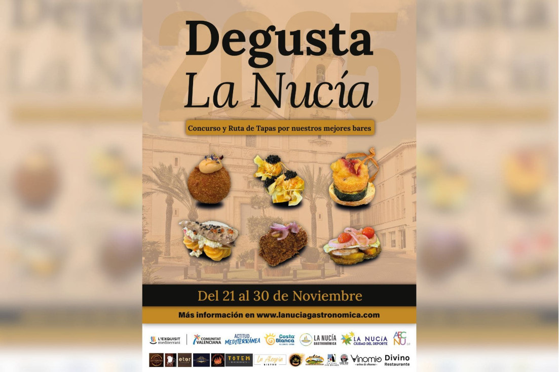 Cartel Degusta La Nucía