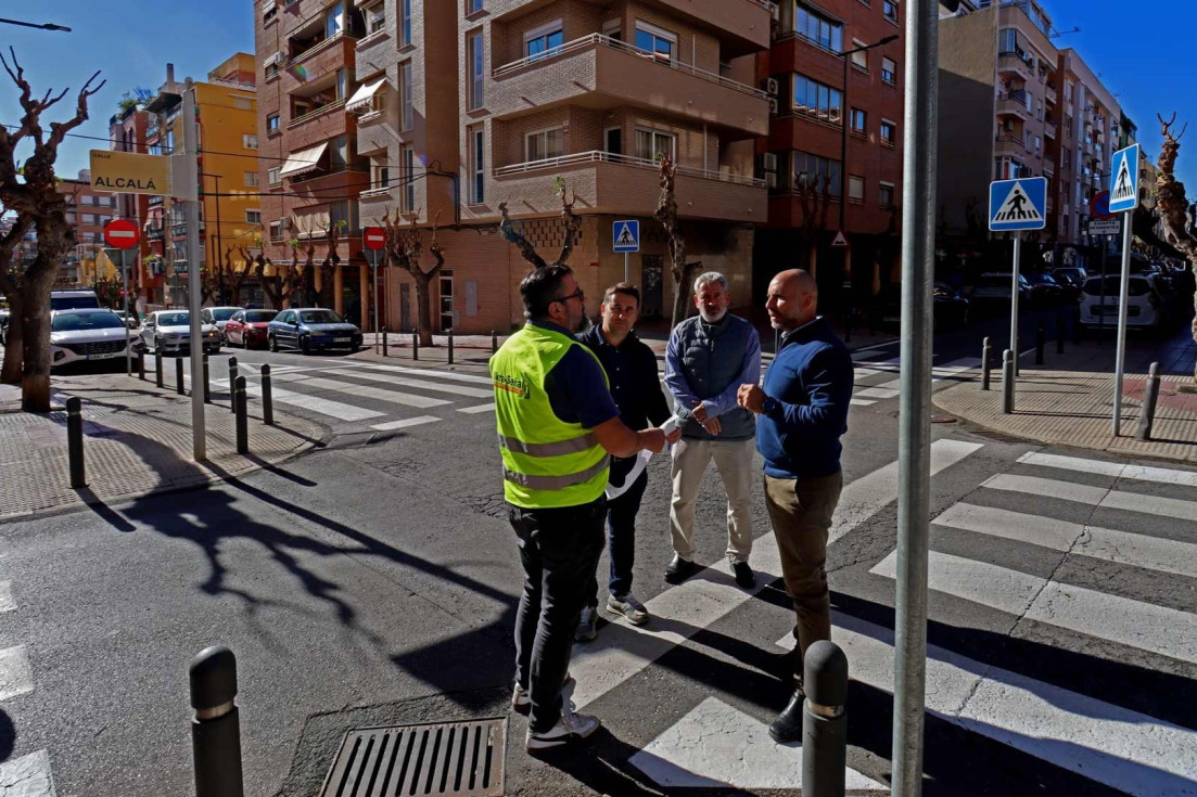 Benidorm señalización horizontal Colonia Madrid