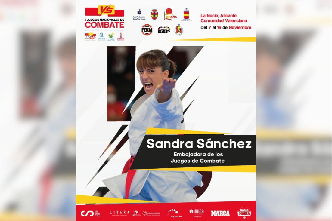 Sandra Gómez La Nucía primeros Juegos Nacionales de Combate