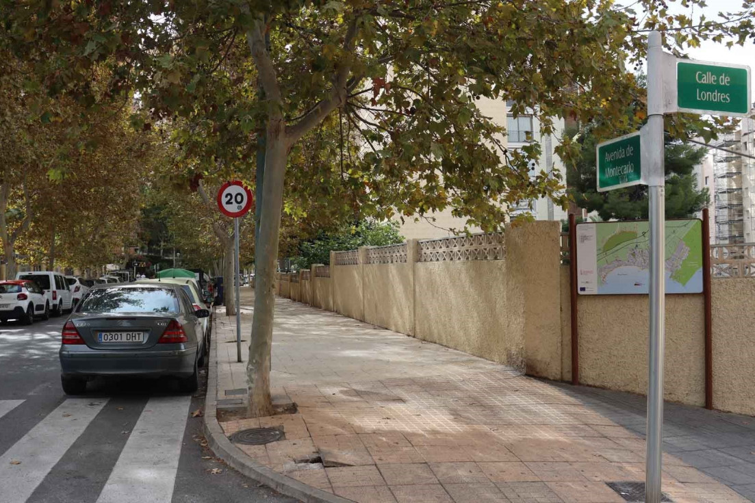 inicio obras calle montecarlo benidorm