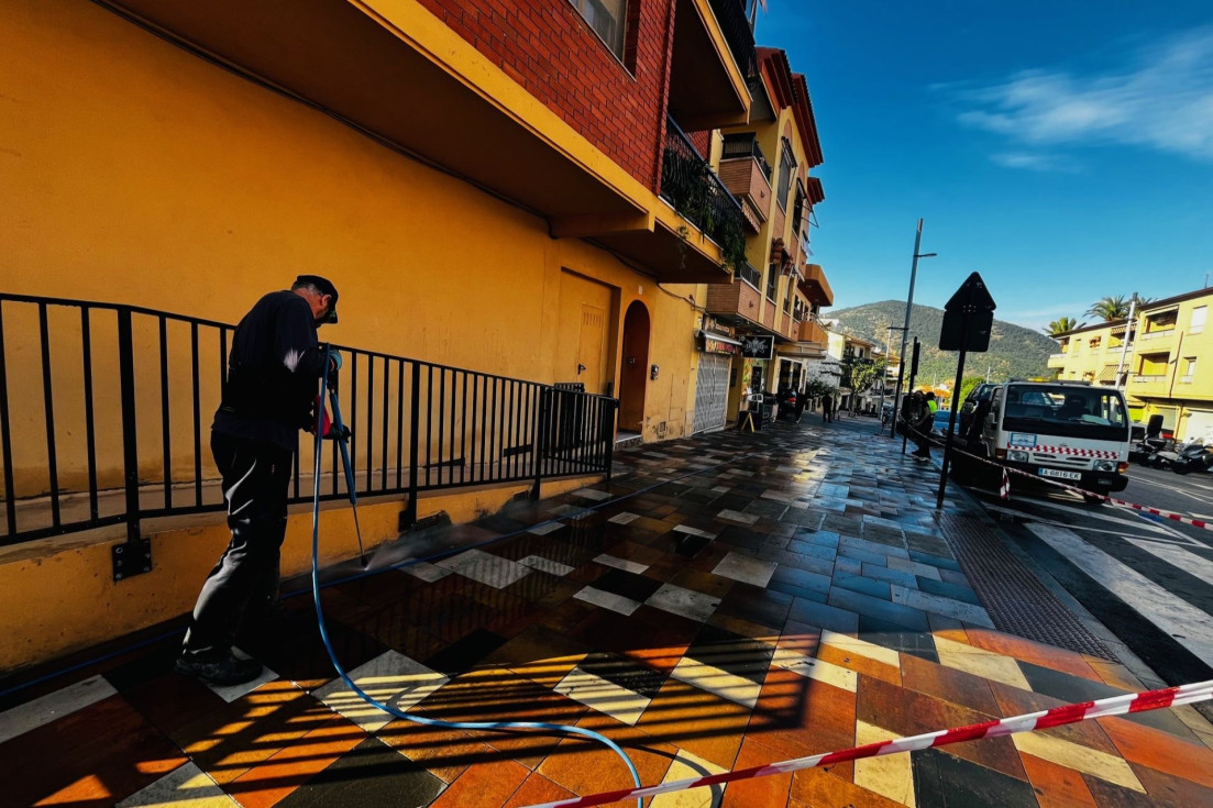 Limpieza Aceras Finestrat Avenida Benidorm