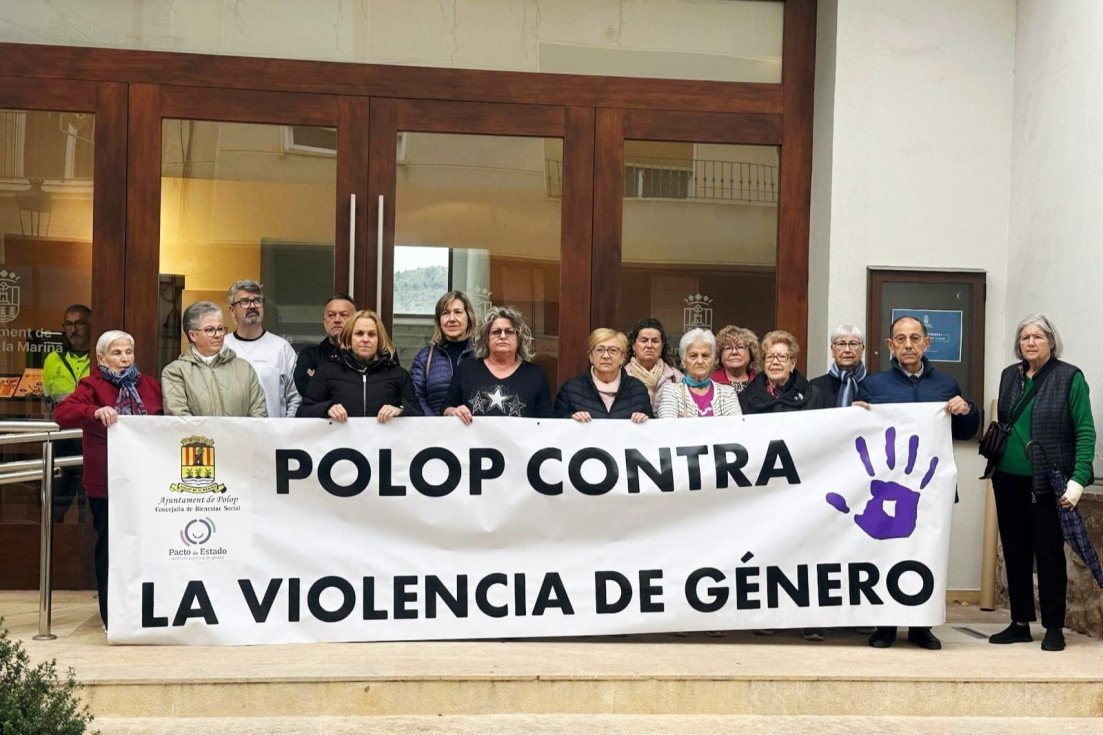 Minuto de Silencio Violencia de Género 4 diciembre 2025 polop
