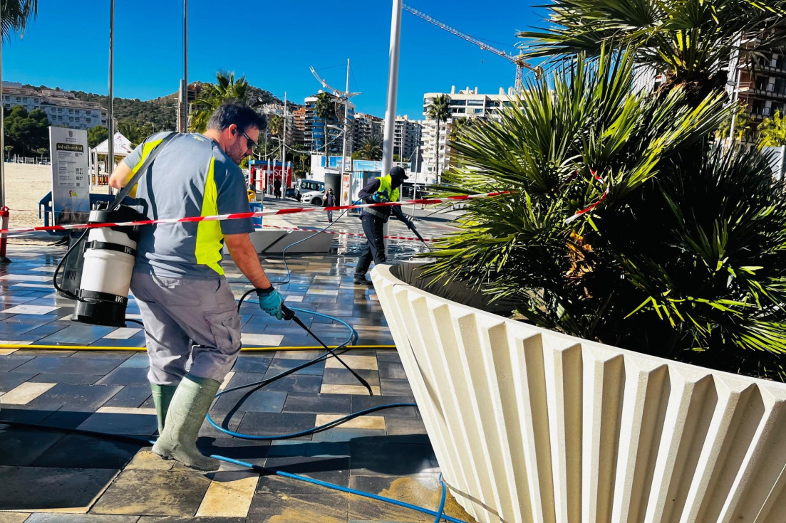 Limpieza Finestrat Aceras Cala Finestrat