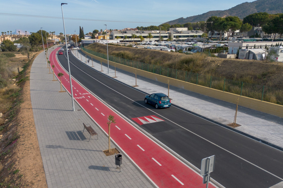 L’Alfàs completa la remodelación del Camí Vell d’Altea como nuevo acceso sostenible al Albir