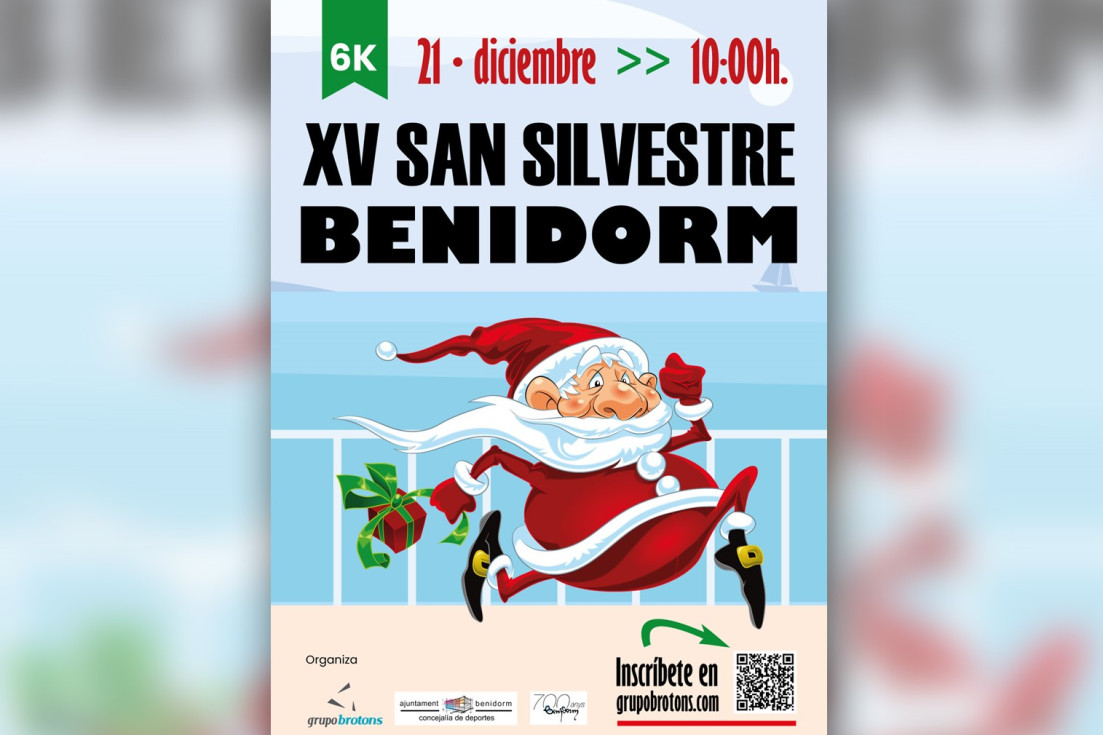 cartel xv san silvestre benidorm