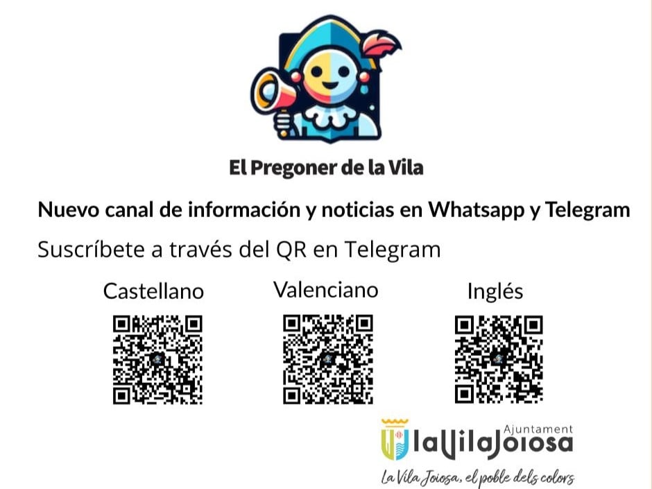 APP pregoner telegram villajoyosa