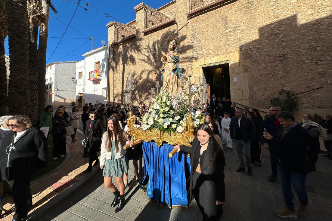 La Nucía celebrará la procesión de la “Purísima Concepción” este lunes