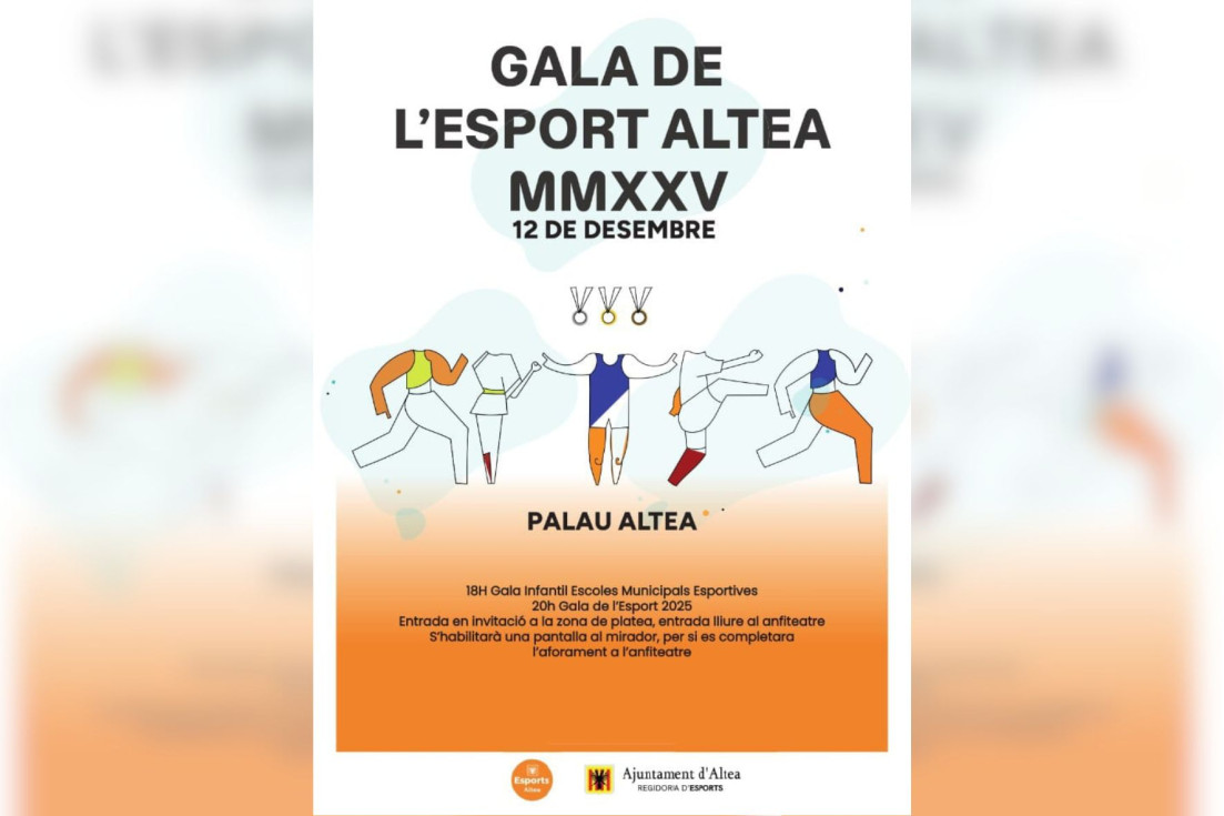 CARTEL GALA ESPORT Altea