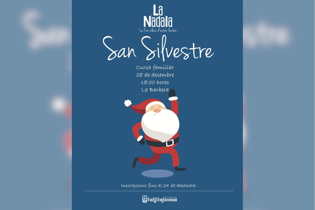 Cartel San Silvestre 2025 Villajoyosa