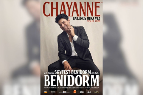 Chayanne actuará en Benidorm el 24 de julio dentro de su gira ‘Bailemos Otra Vez Tour 2026’
